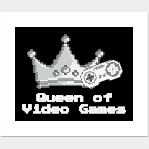 QUEEN OF VIDEOGAMES Wall Art by Lin Watchorn 